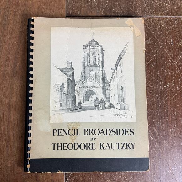 Pencil Broadsides Theodore Kautzky 1953 9th Printing Paperback Bound Book‎ - Picture 1 of 15